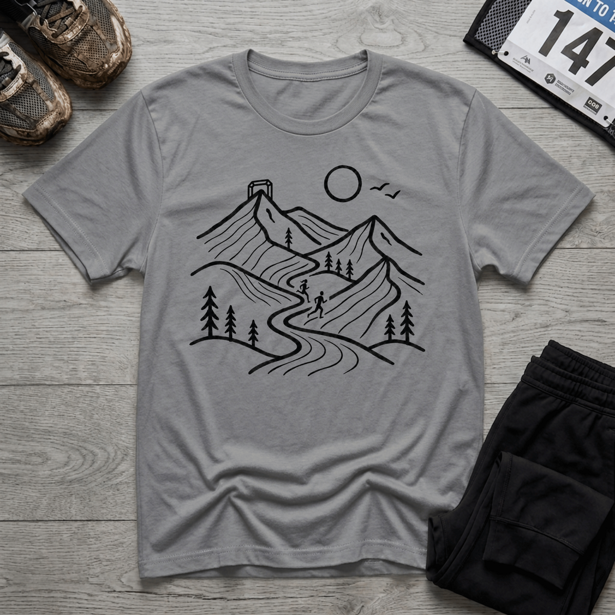 TFS mockup | Mountain Trail Race T-Shirt | Sport Grey | 856fd34250461fcc