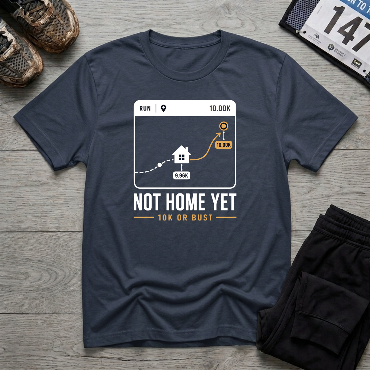 Not Home Yet T-Shirt - Navy