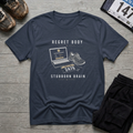 Regret Body Stubborn Brain T-Shirt - Navy