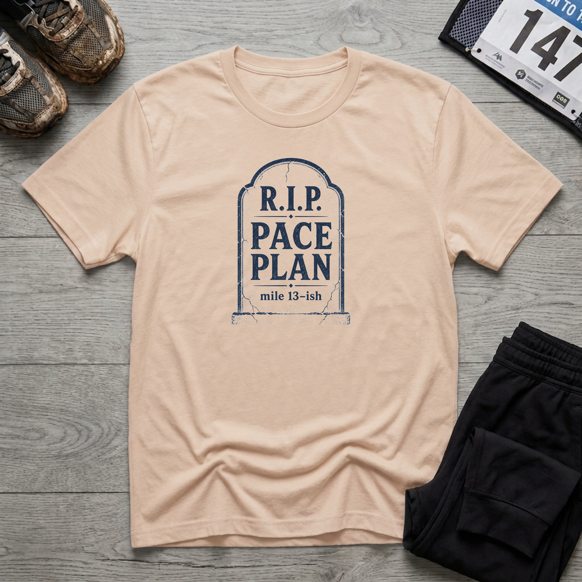 RIP Pace Plan T-Shirt - Natural