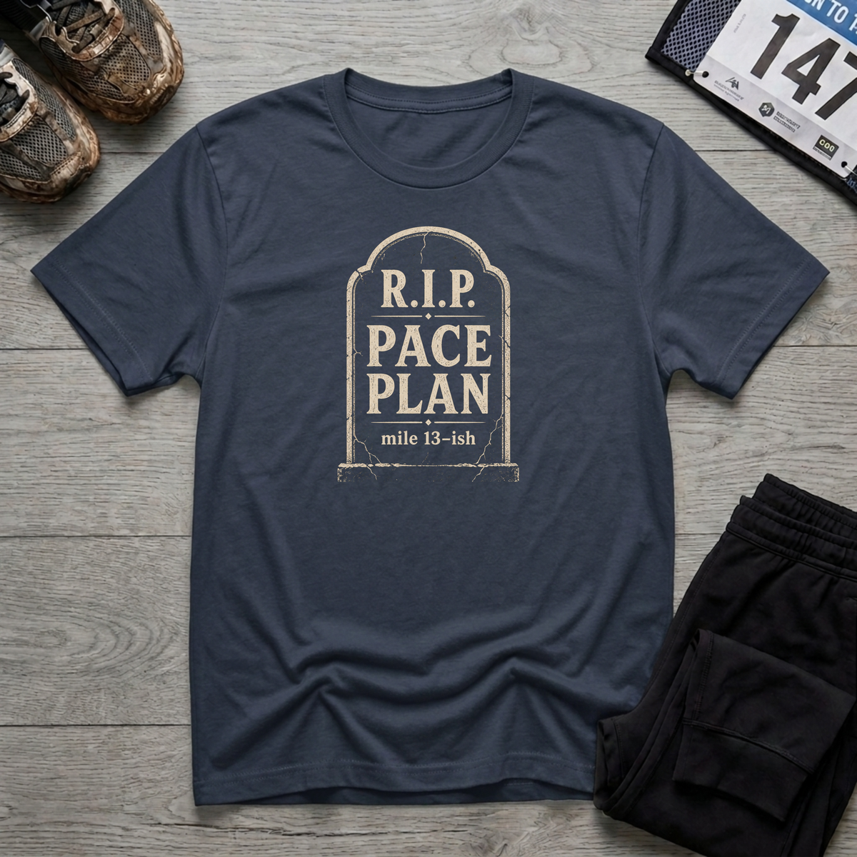 RIP Pace Plan T-Shirt - Navy