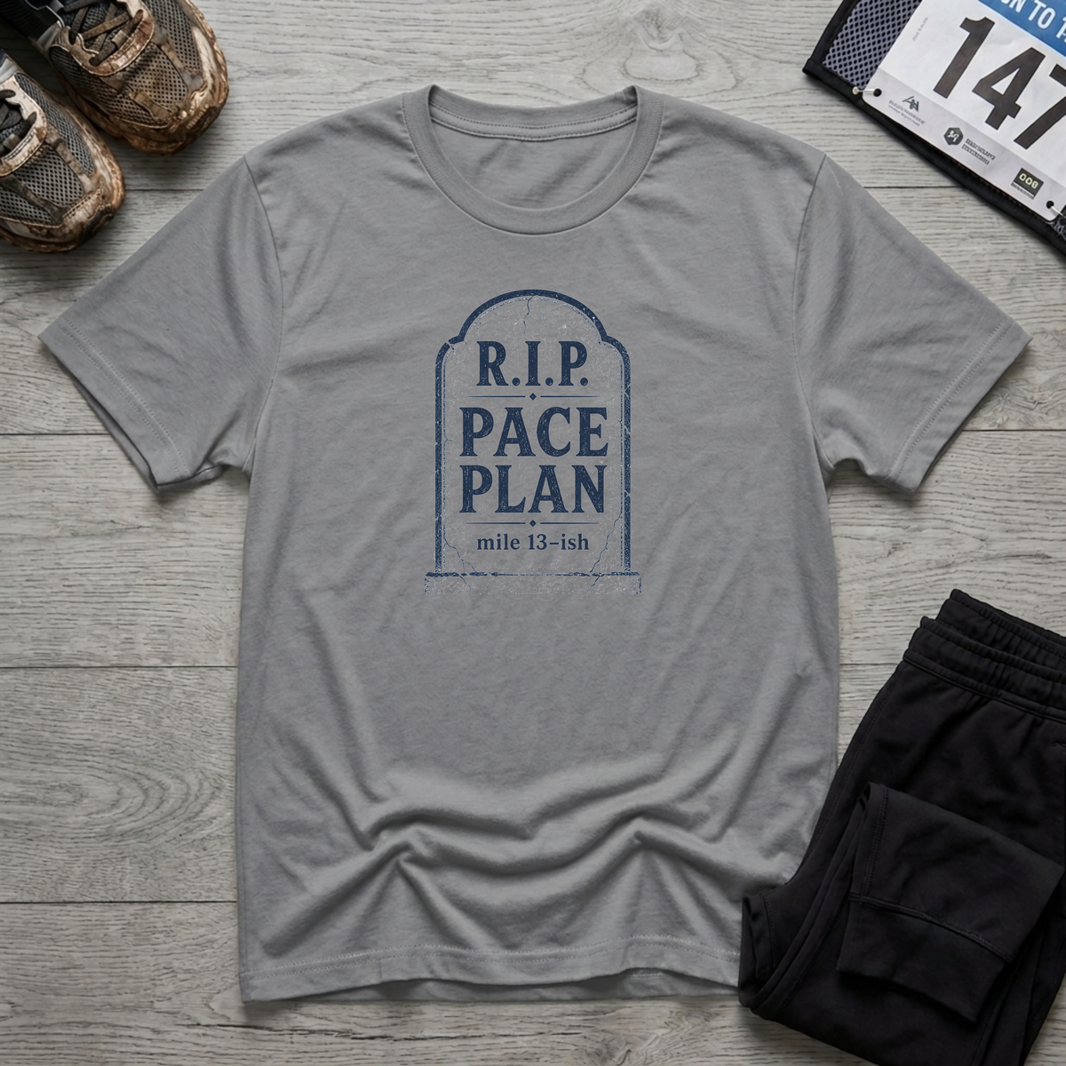 RIP Pace Plan T-Shirt - Sport Grey