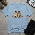 Shoes and Medal T-Shirt - Light Blue