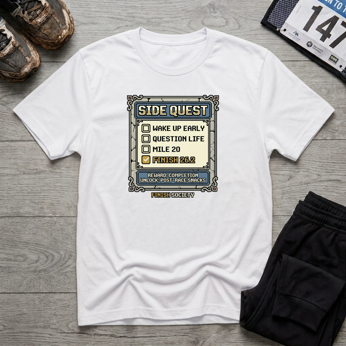 Side Quest T-Shirt - White