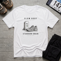 Slow Body Stubborn Brain T-Shirt - White