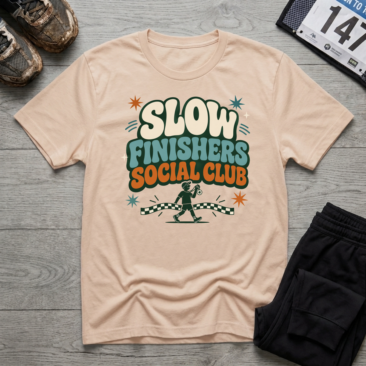 Slow Finishers T-Shirt - Natural