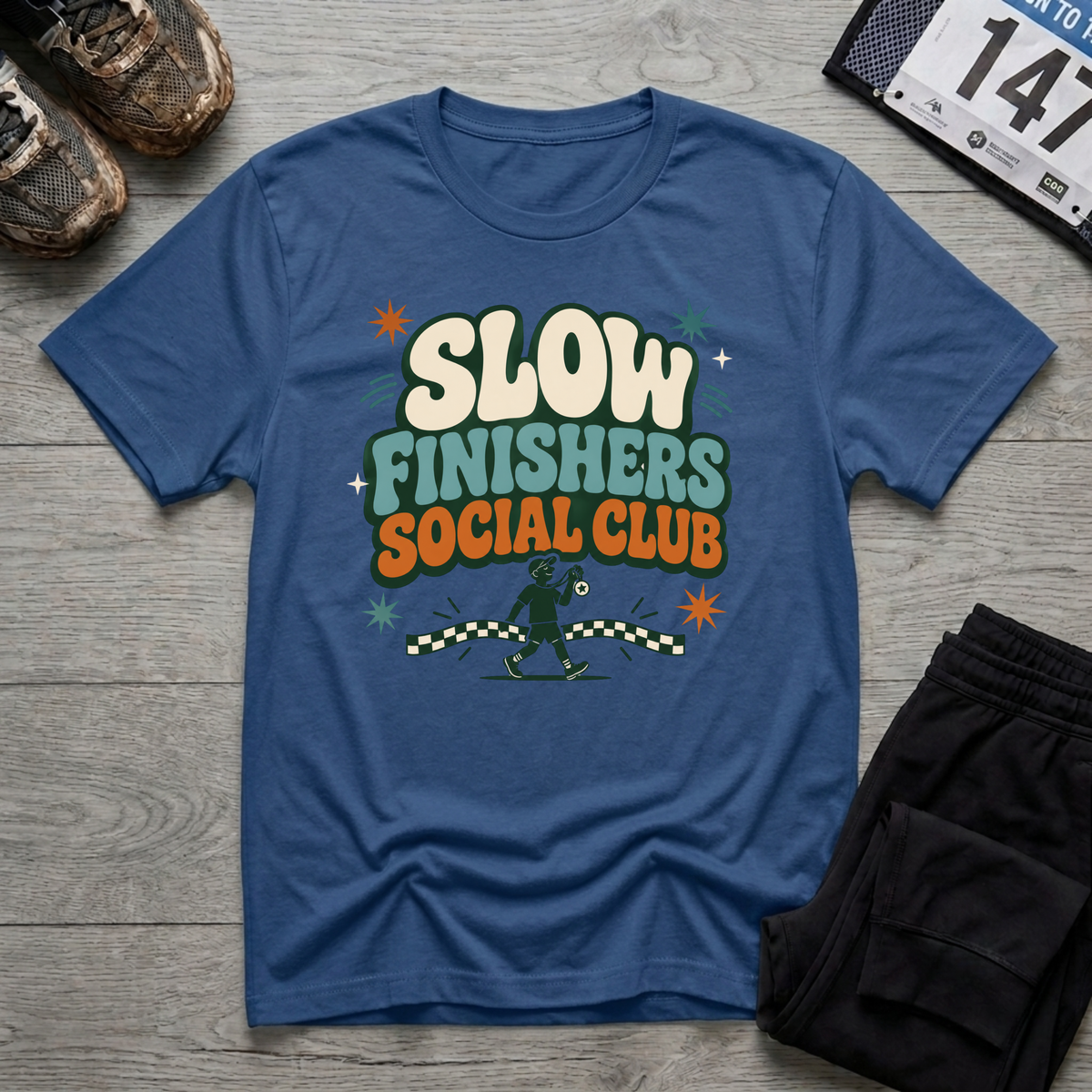 Slow Finishers T-Shirt - Royal