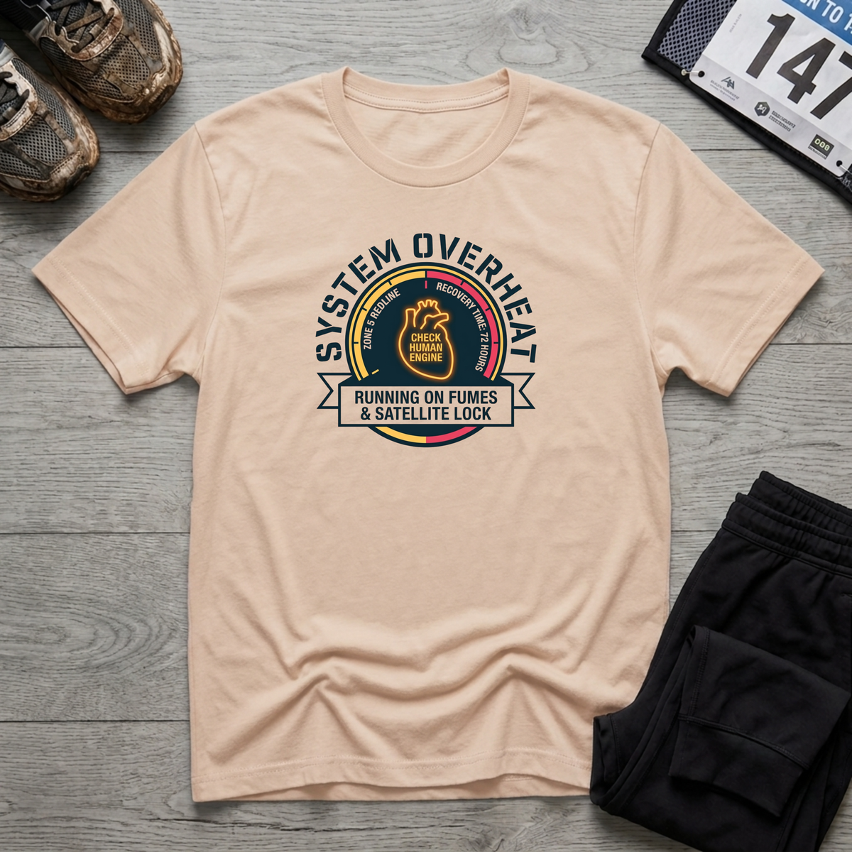 System Overheat T-Shirt - Natural