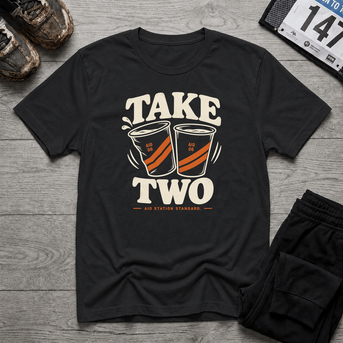 TFS mockup | Take Two T-Shirt | Black | d06646223915d236
