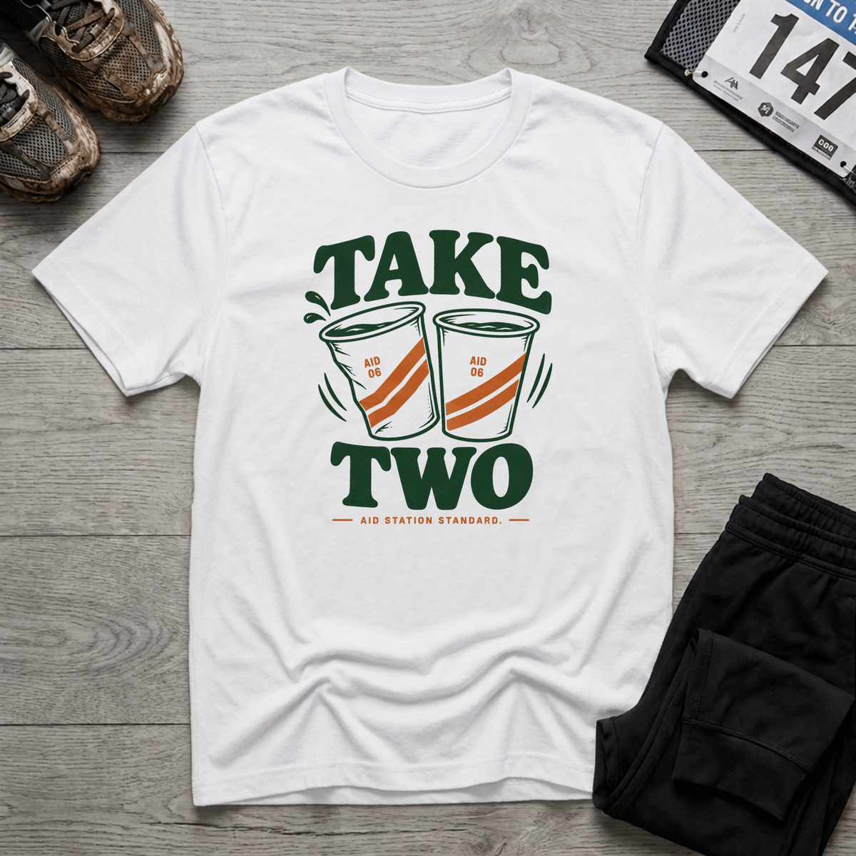 TFS mockup | Take Two T-Shirt | White | ff81b2bcc1151e89