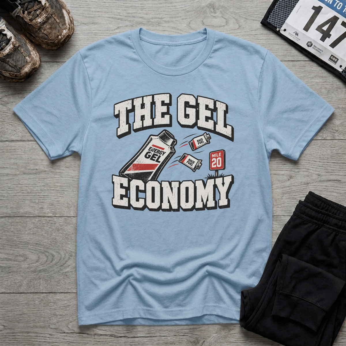 TFS mockup | The Gel Economy T-Shirt | Light Blue | 76183aced9d9778c
