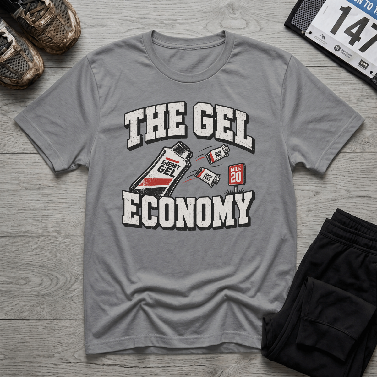 TFS mockup | The Gel Economy T-Shirt | Sport Grey | a50372ef42da48f1