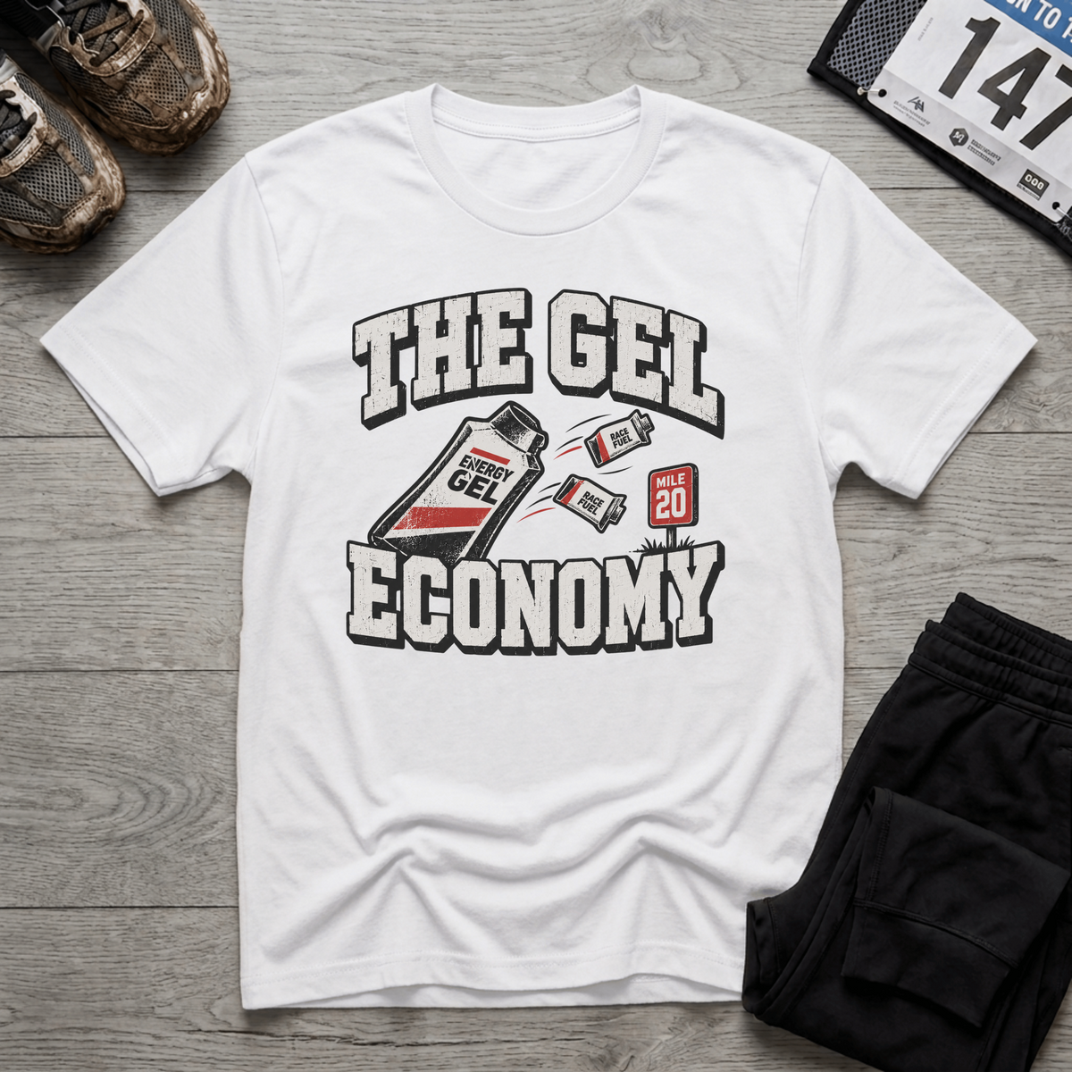 TFS mockup | The Gel Economy T-Shirt | White | d913d433a3fd5718